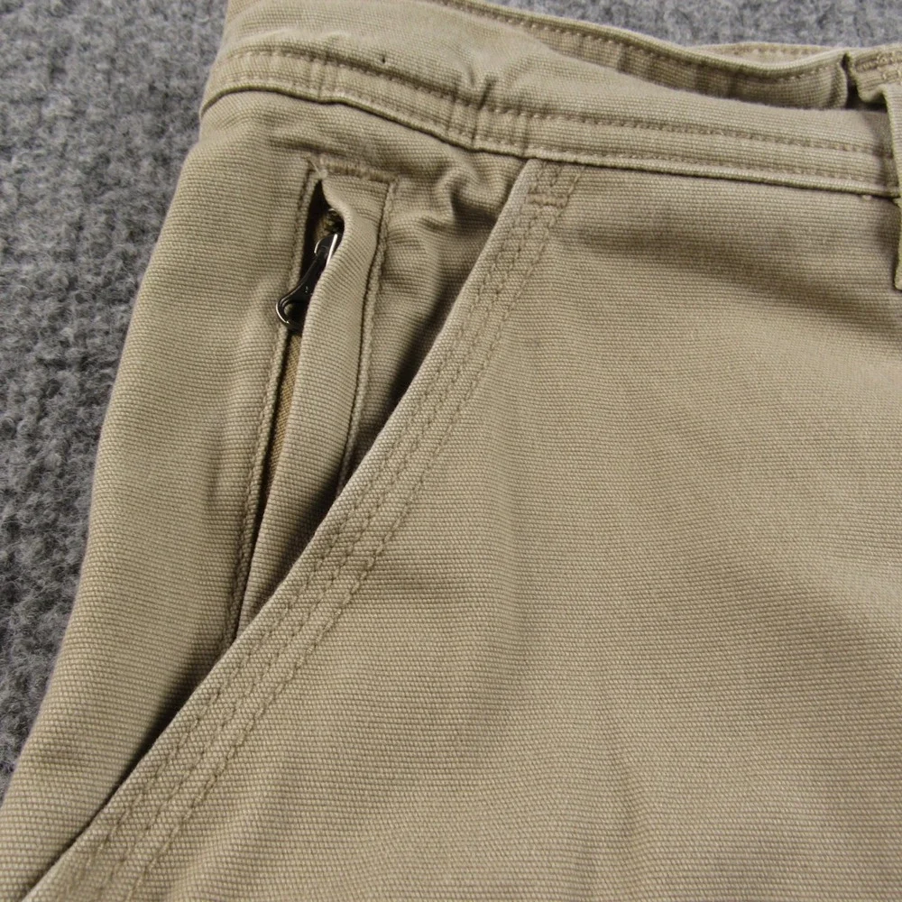 Duluth Trading Co Pants Mens 38x34 Flex Fire Hose Tan Relaxed Fit Workwear - Picture 11 of 16